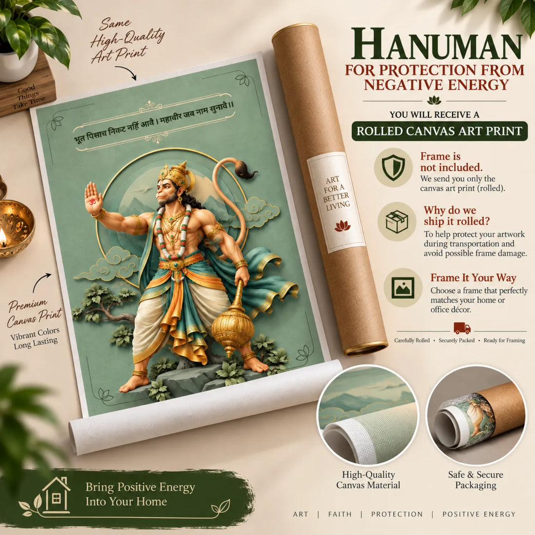 Hanuman for Protection | Vastu Painting