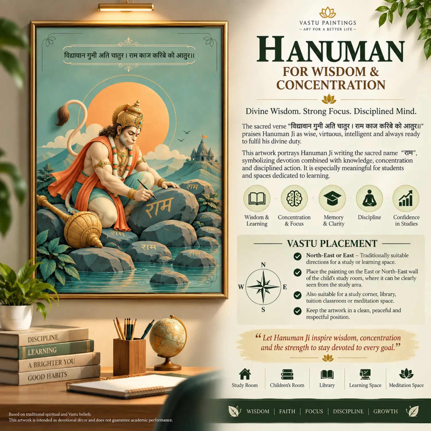 Hanuman for Wisdom & Concentration