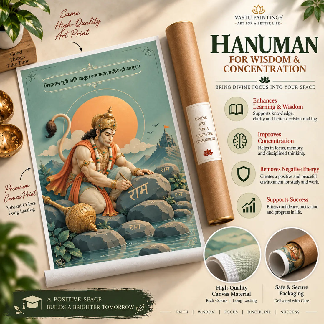Hanuman for Wisdom & Concentration