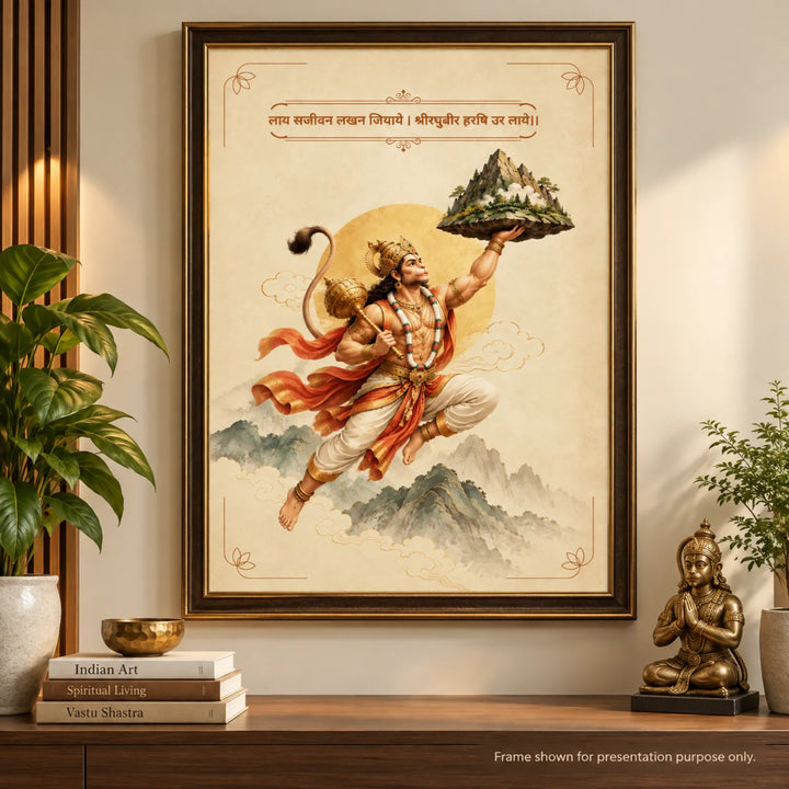 Hanuman Sanjeevani Vastu Painting