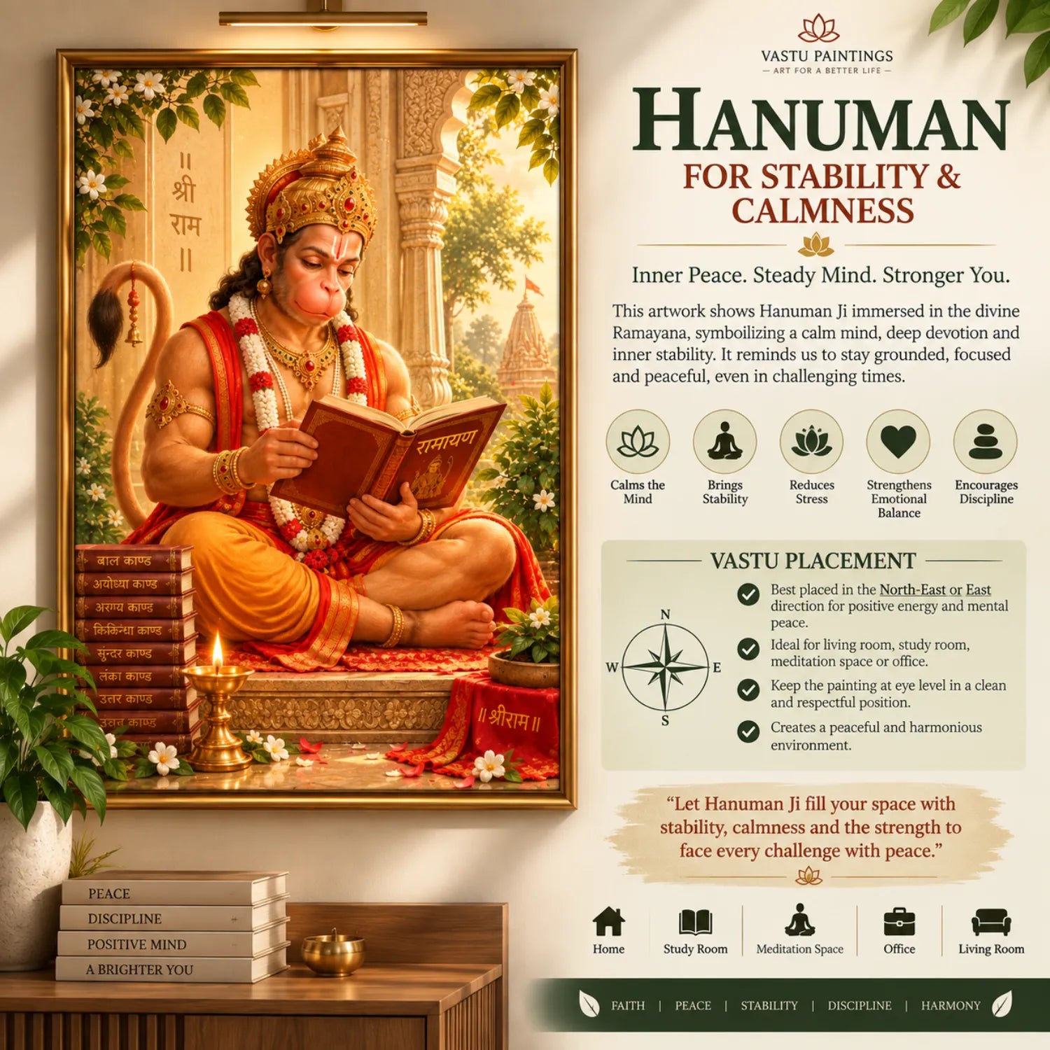 Hanuman for Stability & Calmness