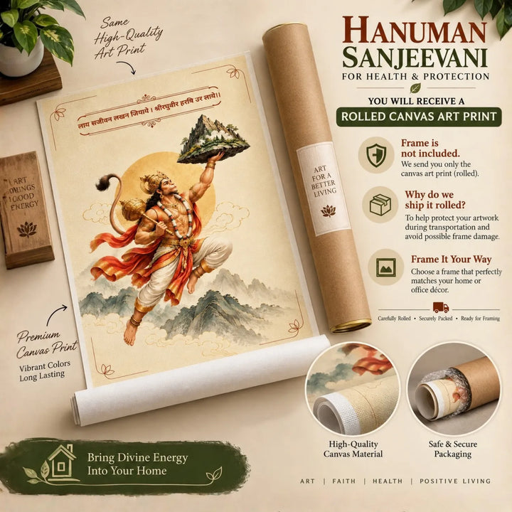 Hanuman Sanjeevani Vastu Painting